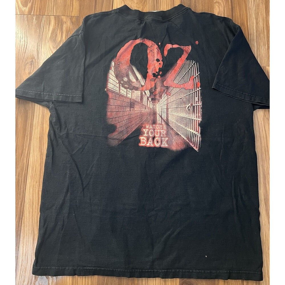 90s HBO OZ Promo TV Television SeriesPenitentiary Jail T-Shirt XL Rare